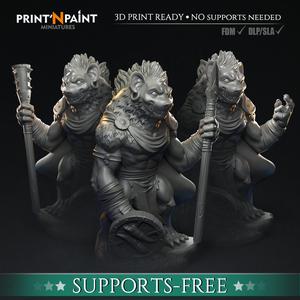 3 Gnoll Warriors