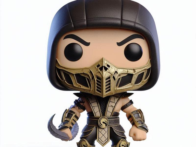 Mortal Kombat Funko Pop style