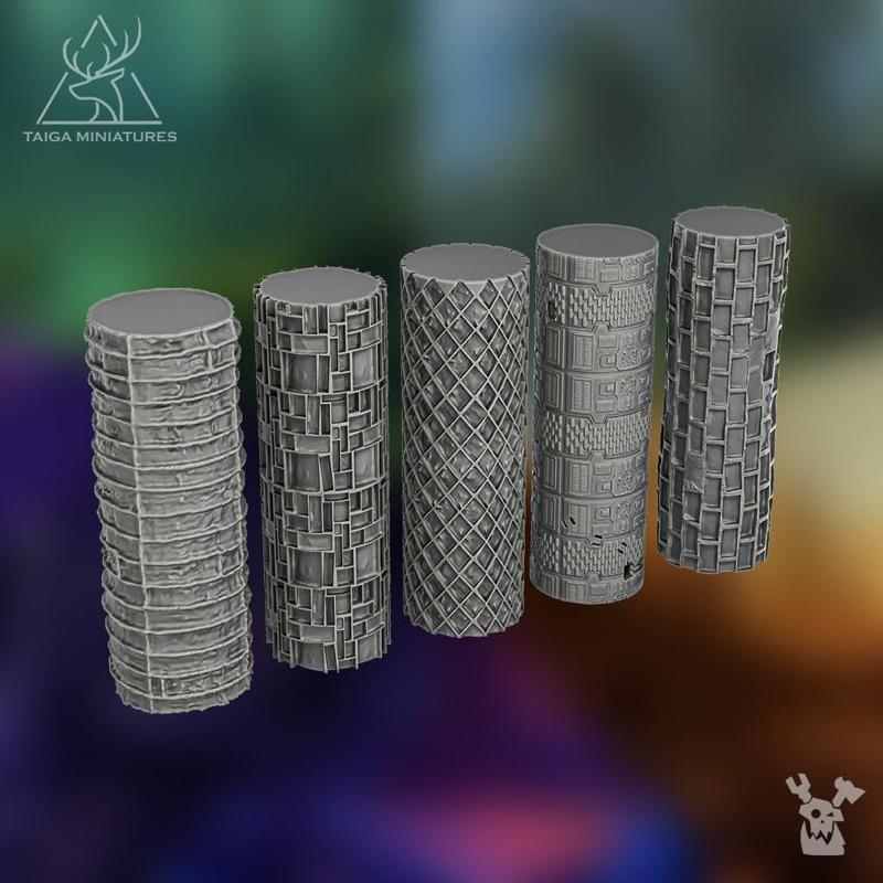 Rollers for fantasy and sci-fi terrain, dioramas, DnD (D&D)