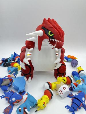 Articulated Groudon Pokemon (3mf included)