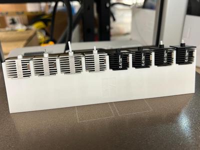 A1 / A1 MINI Nozzle Storage Box and Rack, 2 to 8 slots