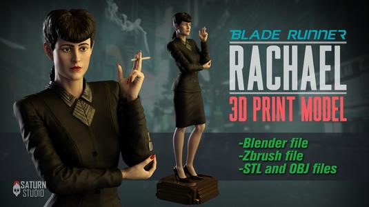 RACHAEL BLADE RUNNER 3D PRINT MODEL