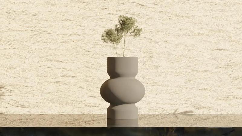 Nordic Style Ceramic Vase – Home Decoration