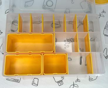 DAISO 11-Compartment Storage Box with Dividers – Partition + Storage Box