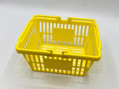 Miniature shopping basket organizer