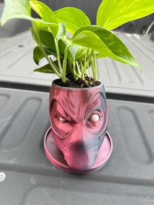 Deadpool Planter – No Supports