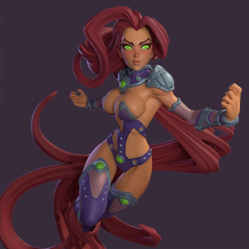 Starfire Multi Versions SFW NSFW STL 3D print model