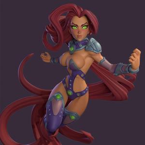 Starfire Multi Versions SFW NSFW STL 3D print model