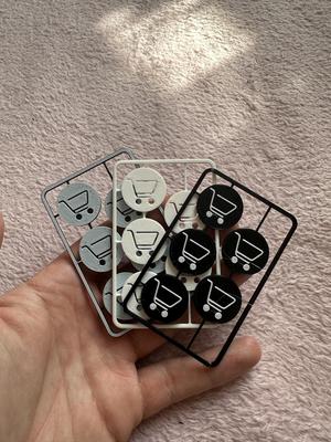 Kit card – shopping cart coin (credit card size) for your wallet