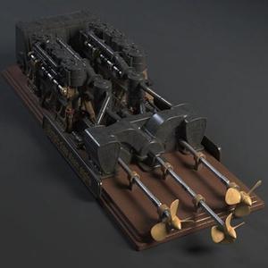 Olympic Class Steam Engine 3D Printing Model | Assembly
