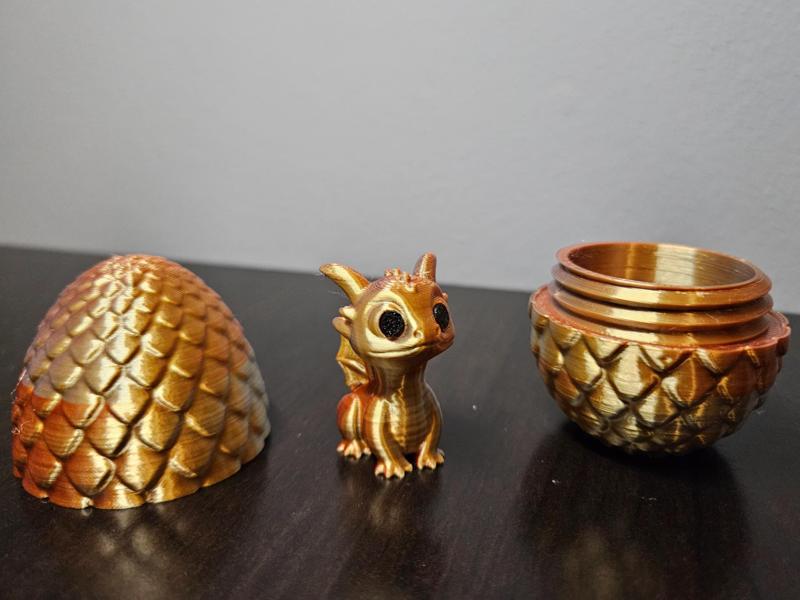 Dragon Egg with Baby Dragon