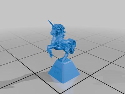 Unicorn Game Piece