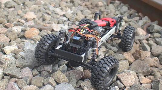 3D printed rc car offroad chassis 1/10