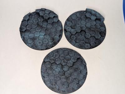Base Topper 50mm 65mm Basalt 40k Age of Sigmar DnD