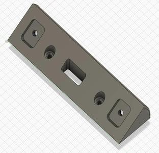 eufy E340 Dual 45 Degree Bracket – Uses 54mm standard doorbell original mounting holes