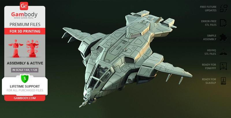 D77 Pelican 3D Printing Model | Assembly + Active