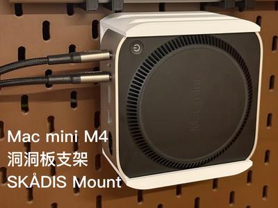 Mac mini M4 Pegboard Mount skadis mount