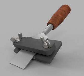 Sharpening jig for chisels or plane blades