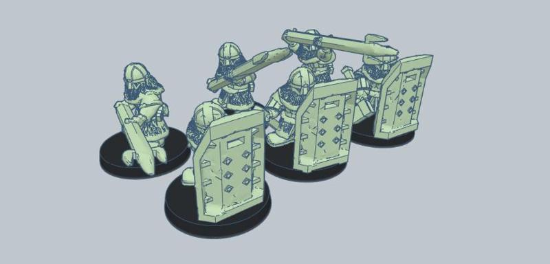 Dwarf Vault Wardens 10mm Scale