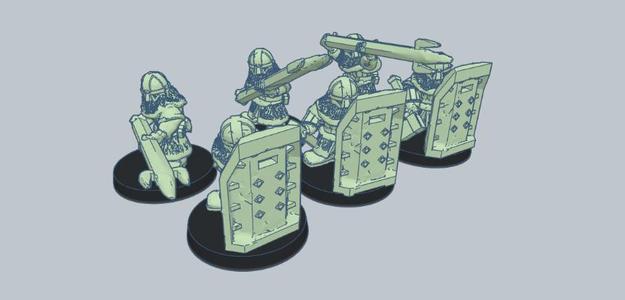 Dwarf Vault Wardens 10mm Scale
