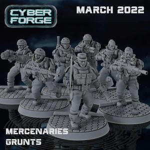 Cyber Forge Star Ops Mercenary Grunts