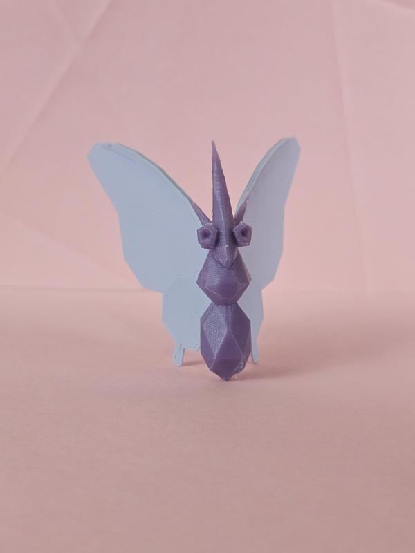 Venomoth Low Poly