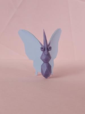 Venomoth Low Poly