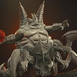 Azmodan Diablo STL files for 3D Printing | Assembly Model