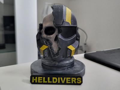 Helldivers Helmet/Skull (Display)