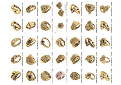 turkish  RINGS FILES 1400 PIECES READY TO PRINT