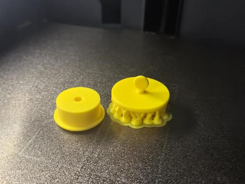 IKEA storage box modified as filament spool storage box