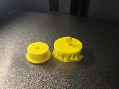 IKEA storage box modified as filament spool storage box
