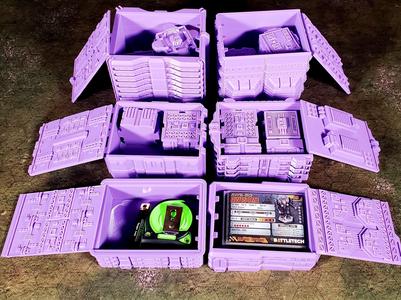 TECHSCAPE – 6mm – Efficient Downtown (FREE Battletech Terrain)