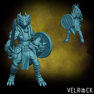 Dragonfolk Soldier/City Guard 8 (Female) (PRESUPPORTED)