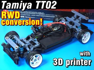 Tamiya TT02 RWD drift car conversion kit
