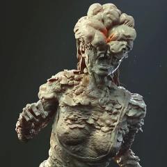 Clicker The Last of Us STL files for 3D Printing | Assembly Model