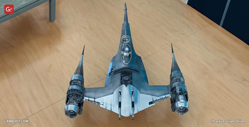 The Mandalorian’s N-1 Starfighter 3D Printing Model | Assembly