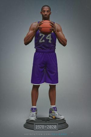 Kobe Bryant Statue – 3D Printable