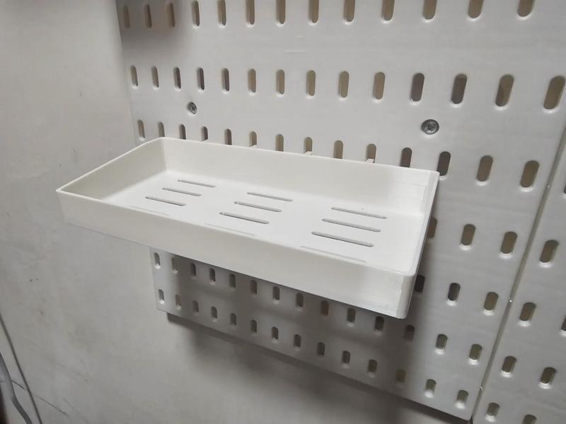 Pegboard Tray 100mm*200mm, compatible with IKEA pegboard, IKEA Skadis