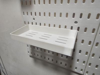 Pegboard Tray 100mm*200mm, compatible with IKEA pegboard, IKEA Skadis