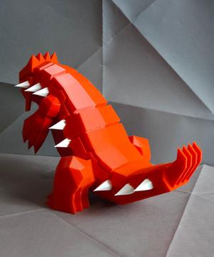 Groudon Low Poly