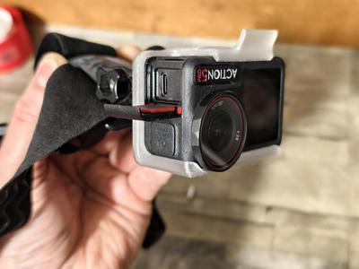 DJI Acton 5  open cage for head mount