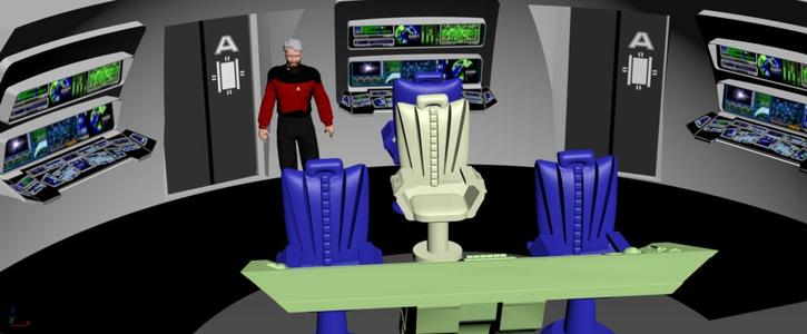 Star Trek Refit Enterprise Bridge Playset
