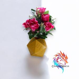 Planter dice polyhedron / Set of 3 / Easy print