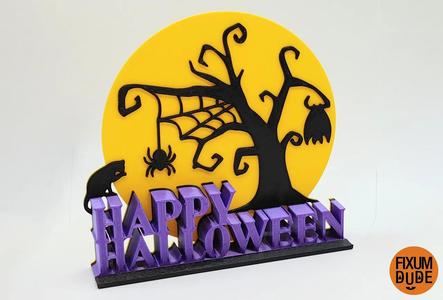 Happy Halloween Tabletop Decoration with Moon