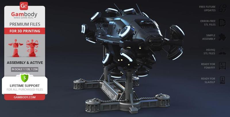 Nebuchadnezzar Hovercraft 3D Printing Model | Assembly + Active