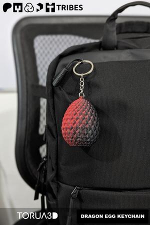 Dragon egg Keychain – Print in place