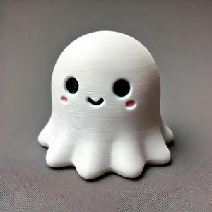 Cute 3D Ghost for Halloween