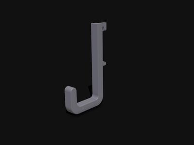 IKEA pegboard hook switch stand