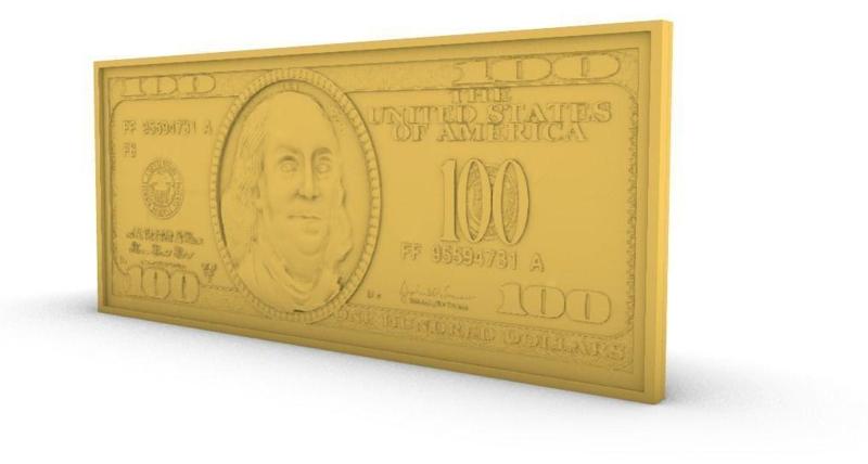 Hundred dollars Bill billete de cien dolar